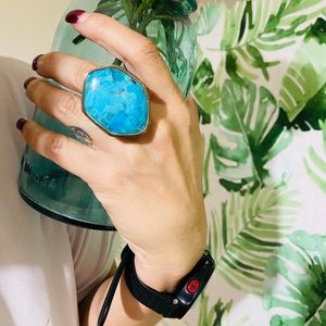 Cocktail Turquoise Ring